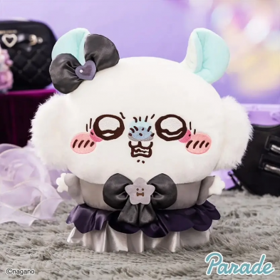 CHIIKAWA 35cm 魔法少女飛鼠小桃公仔 - 黑化版